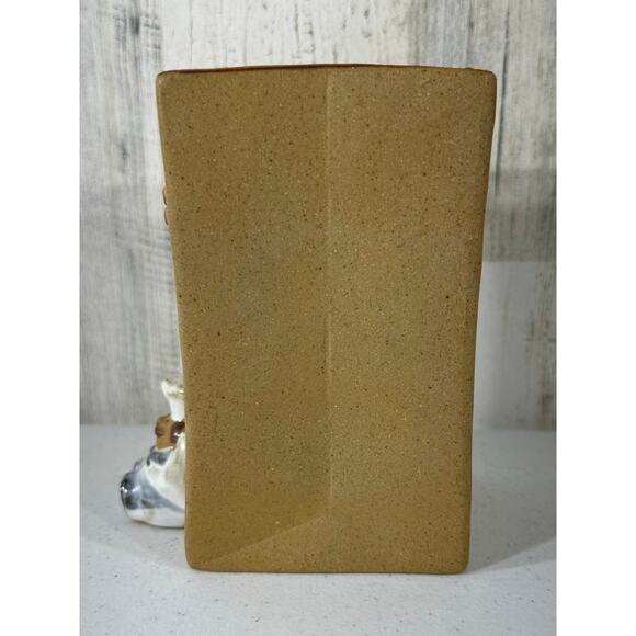 Fitz and Floyd Spoons Holder 1983 Brown Ceramic Chef Vintage Japan - Picture 8 of 9